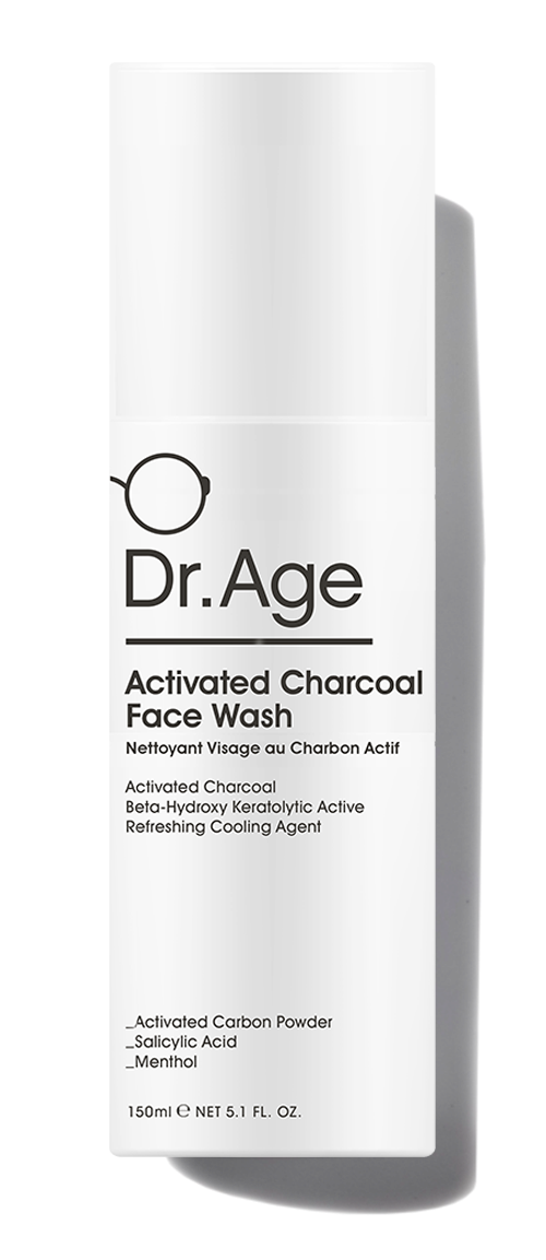 dr age activated charcoal face wash